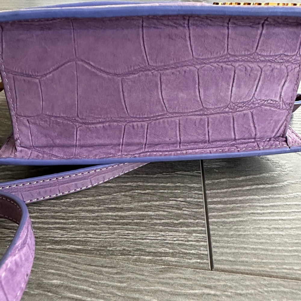 RARE Jacquemus Chiquito Moyen purple suede purse - Picture 5 of 10